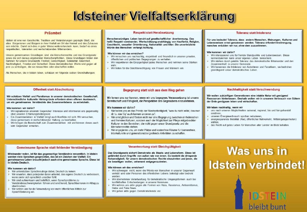 Idsteiner Vielfältigkeitserklärung